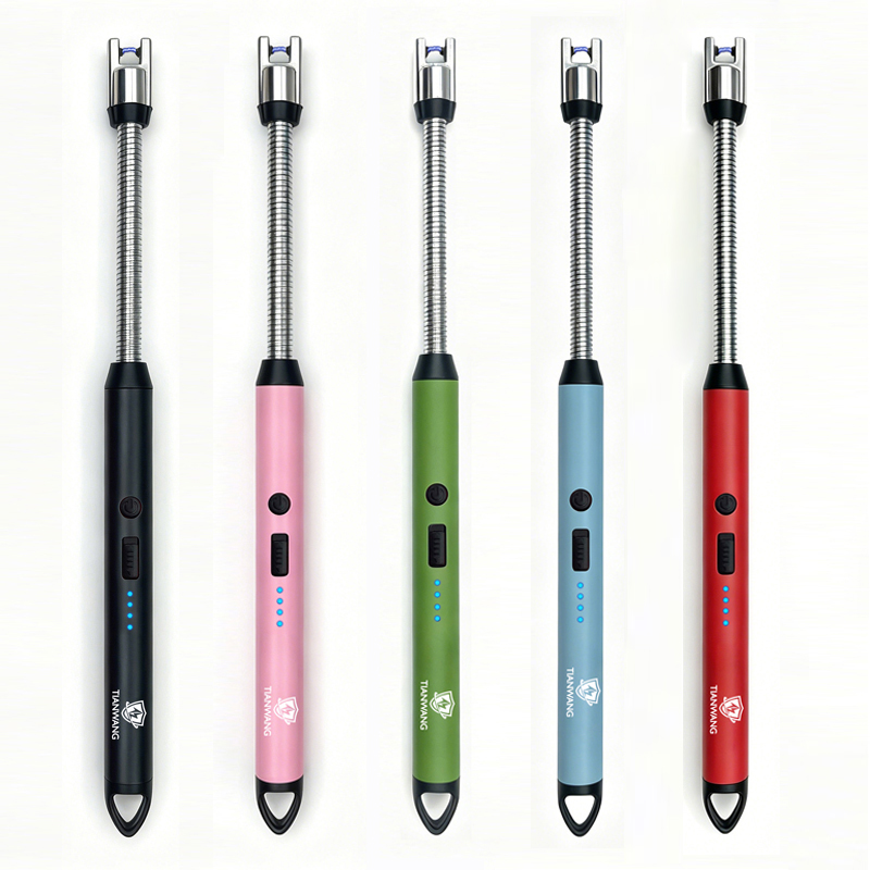 Windproof Rechargeable Flexible Neck Candle Arc Lighter Long Reach for Stove BBQ, Grill, Camping, Fireplace, Stove