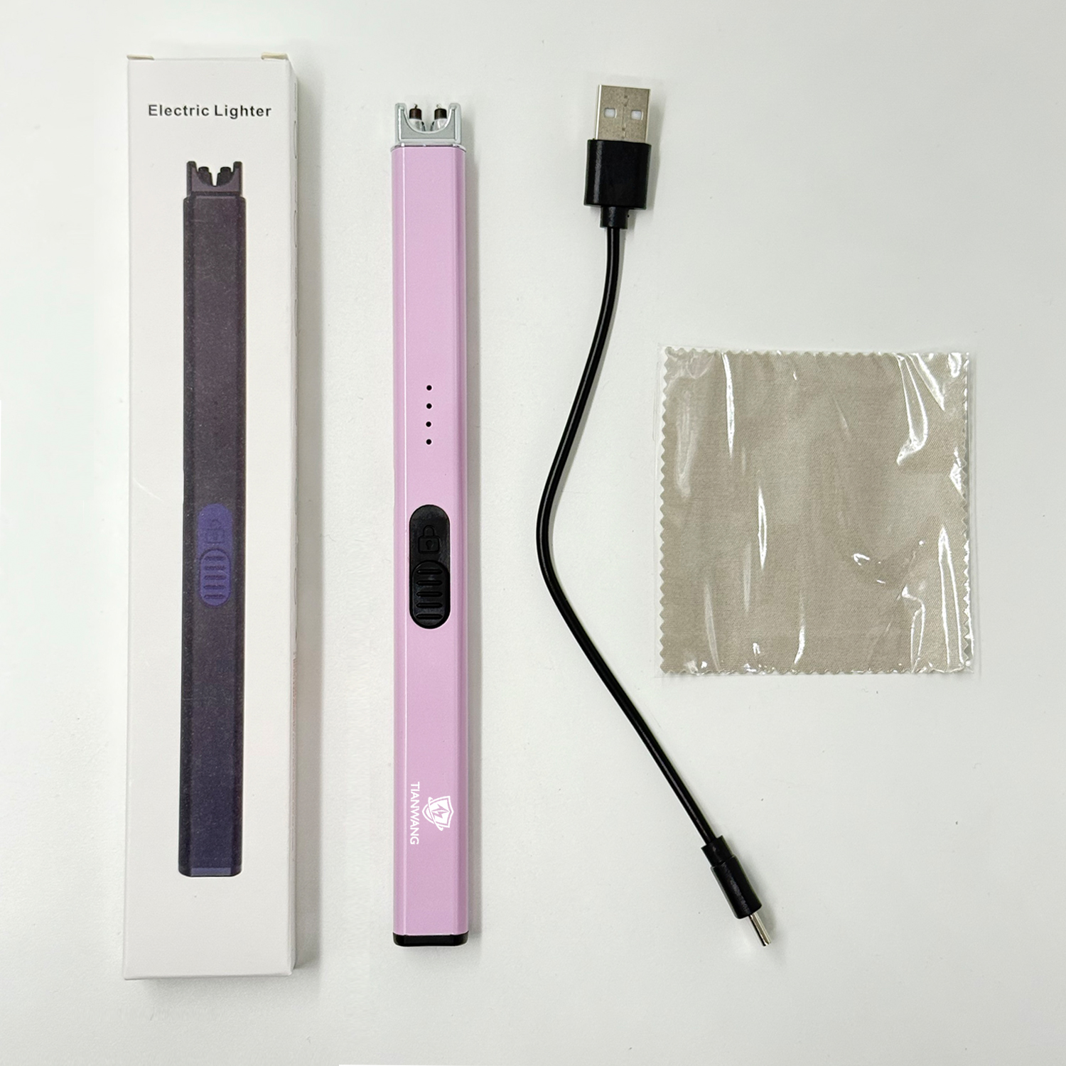 USB-C Rechargeable Electric Candle Lighter With Safety Lock And LED Battery Display - Image 8