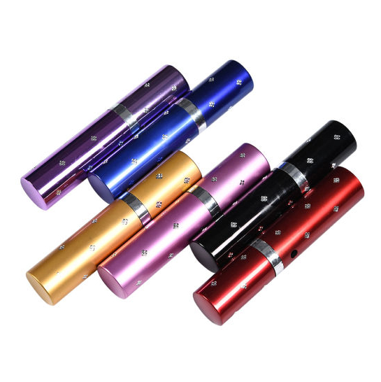 Micro Lipstick Portable Stun Gun with LED Flashlight Self-Defense Tool for Women - Image 5