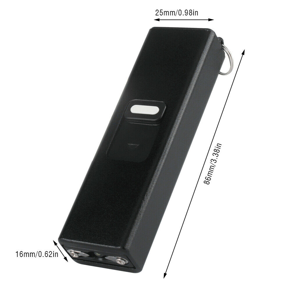 Mini Keychain Stun Gun for Women with LED Flashlight - Image 7