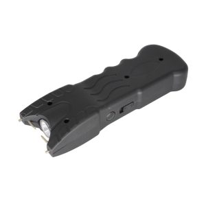 Compact Security Rechargeable Electric Shock Stun Gun for Self Defense with Flashlight and Safety Pin