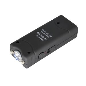 Mini Stun Gun 2500KV Rechargeable Self Defense with LED Light Compact Pocket Electric Shocker