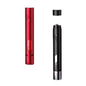 3-in-1 Aerospace Arc Lighter Flashlight: 500LM LED, Dual Igniter, Vibration Alarm, USB-C, for Camping