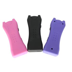 Mini Stun Gun and Flashlight Electric Taser with Wrist Strap