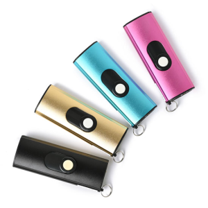 USB Mini Electric Keychain Self-defense Stun Gun with LED Flashlight